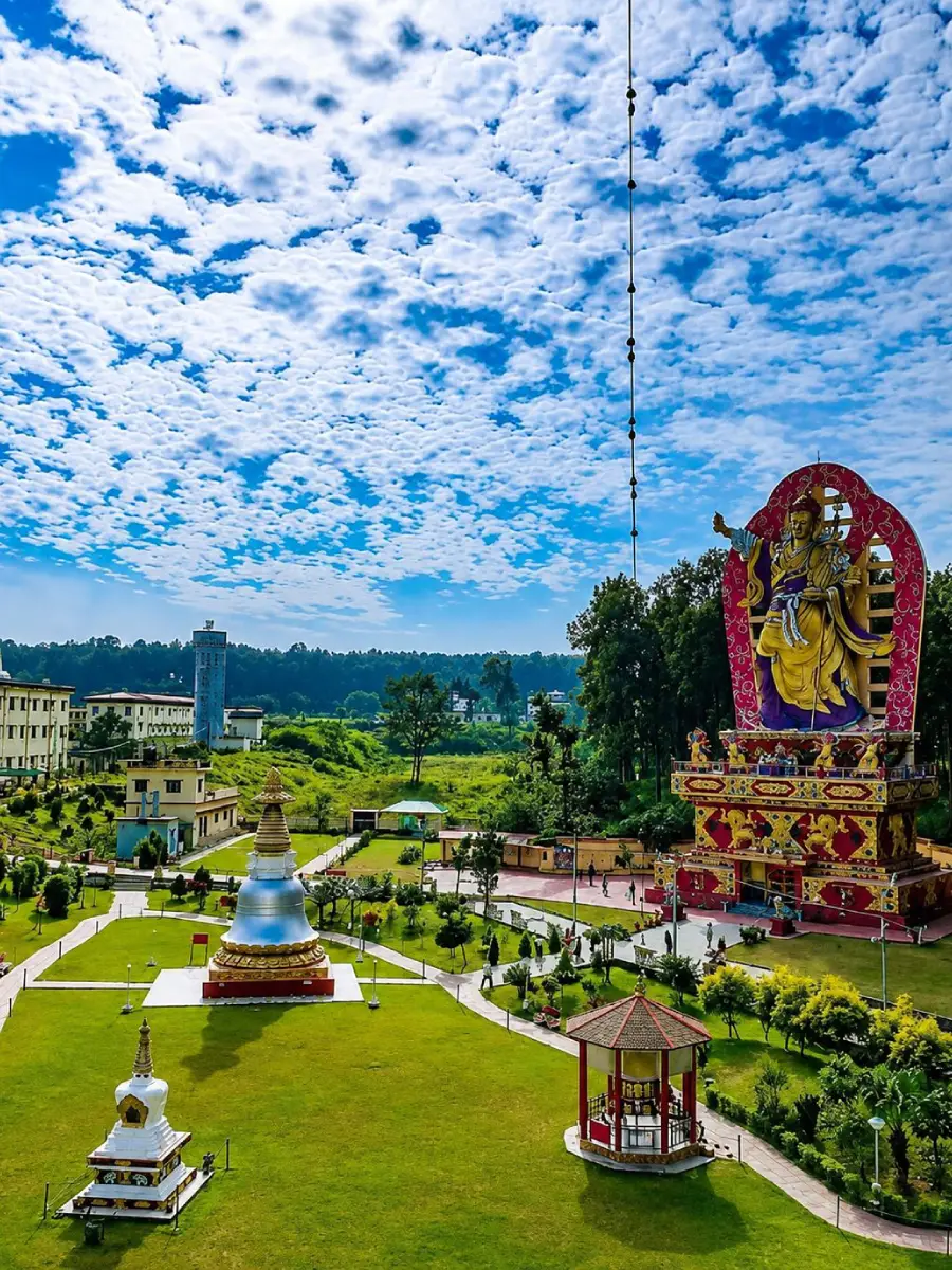 Buddha Temple in Dehradun, India
