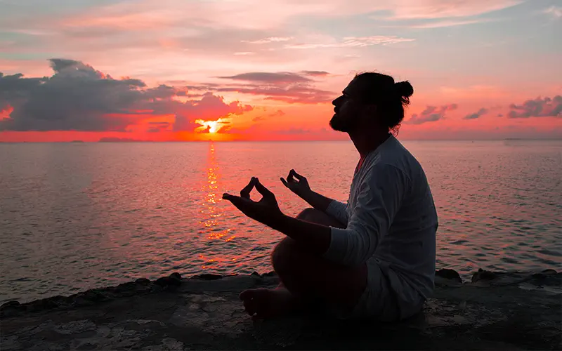 What makes Haritha stand out in retreats — meditation hall in Rishikesh
