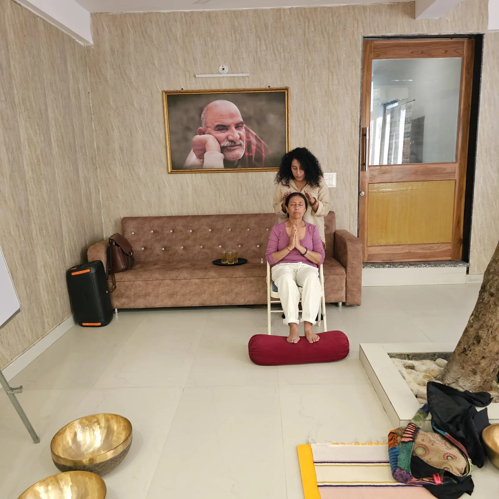 Daily Ganga aarti and evening practice