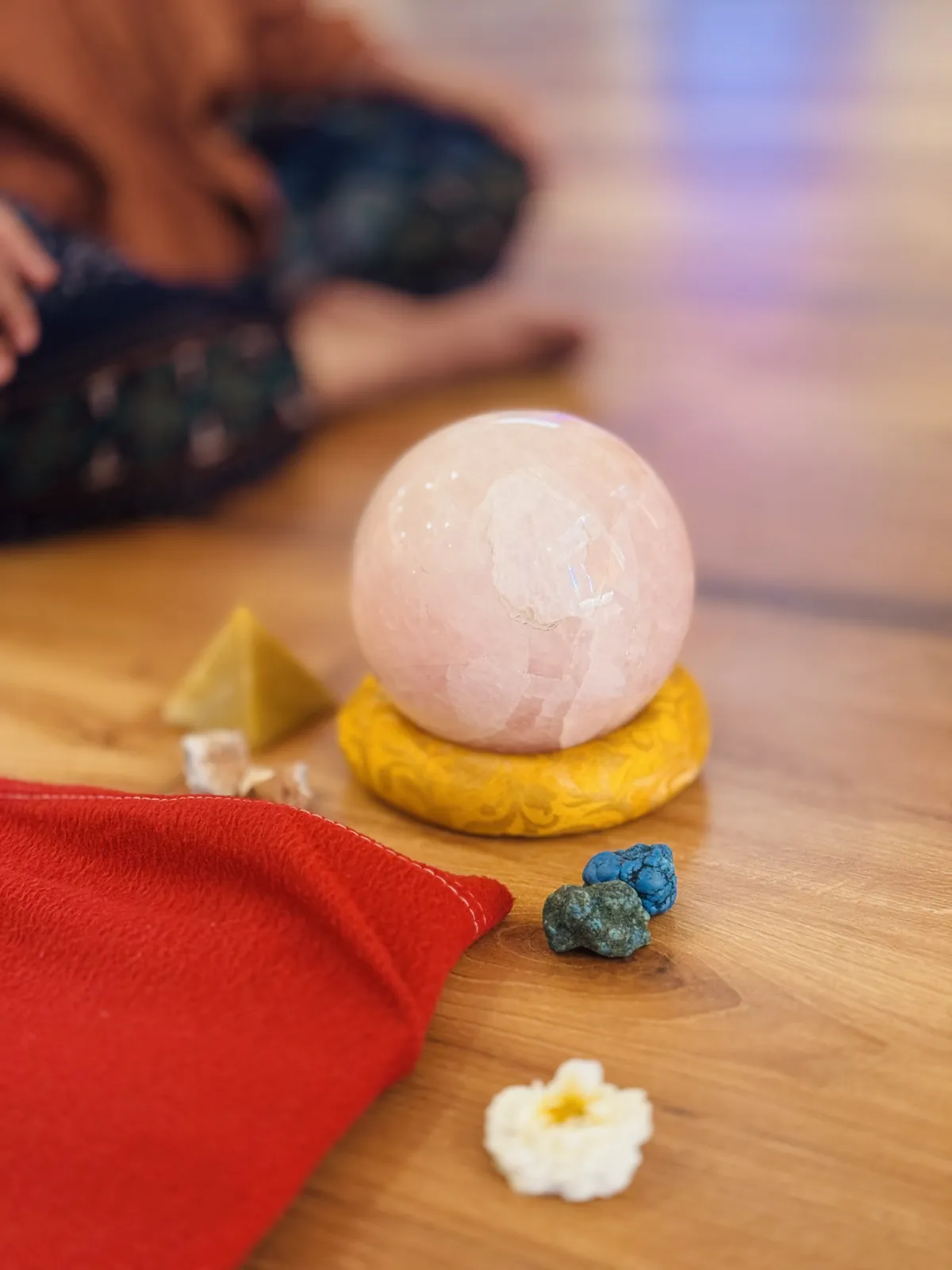 Sound healing session at Haritha International Sound Healing School