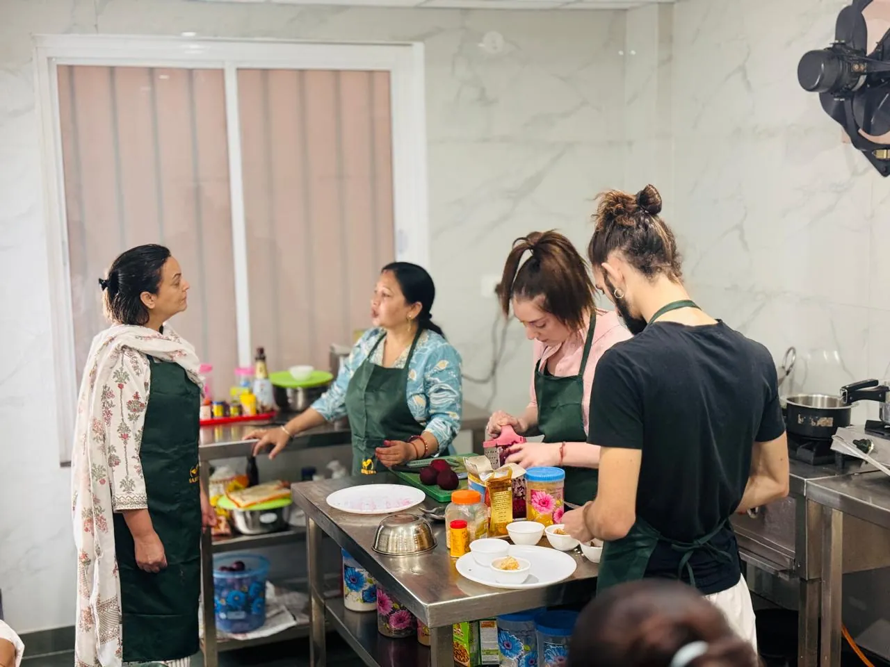 Mindful living moments at the Rishikesh campus