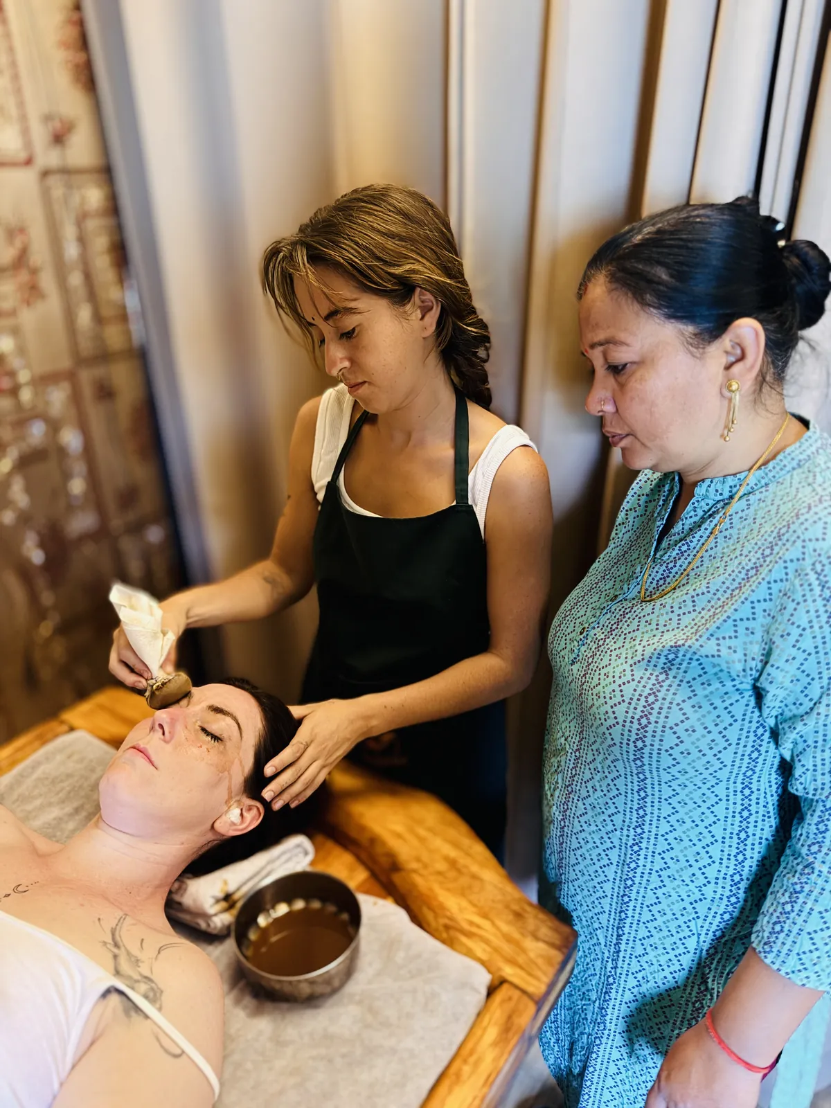 Mindful living moments at the Rishikesh campus