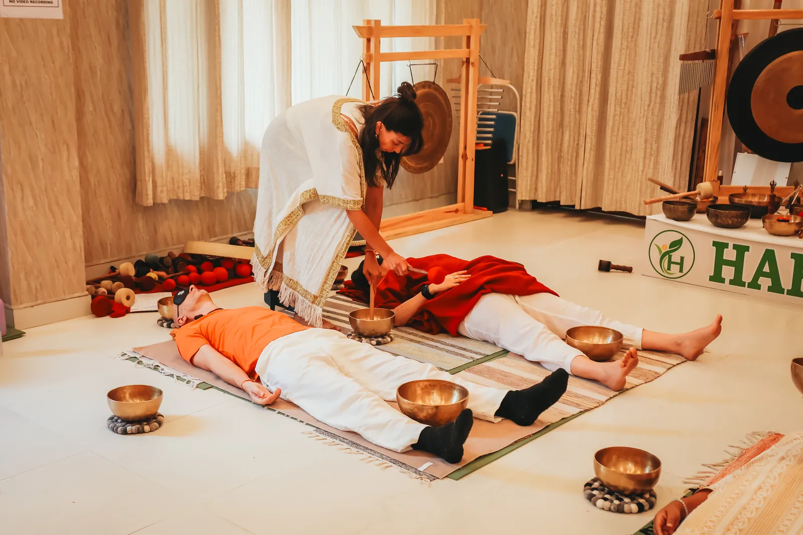 Tuning fork therapy at Haritha