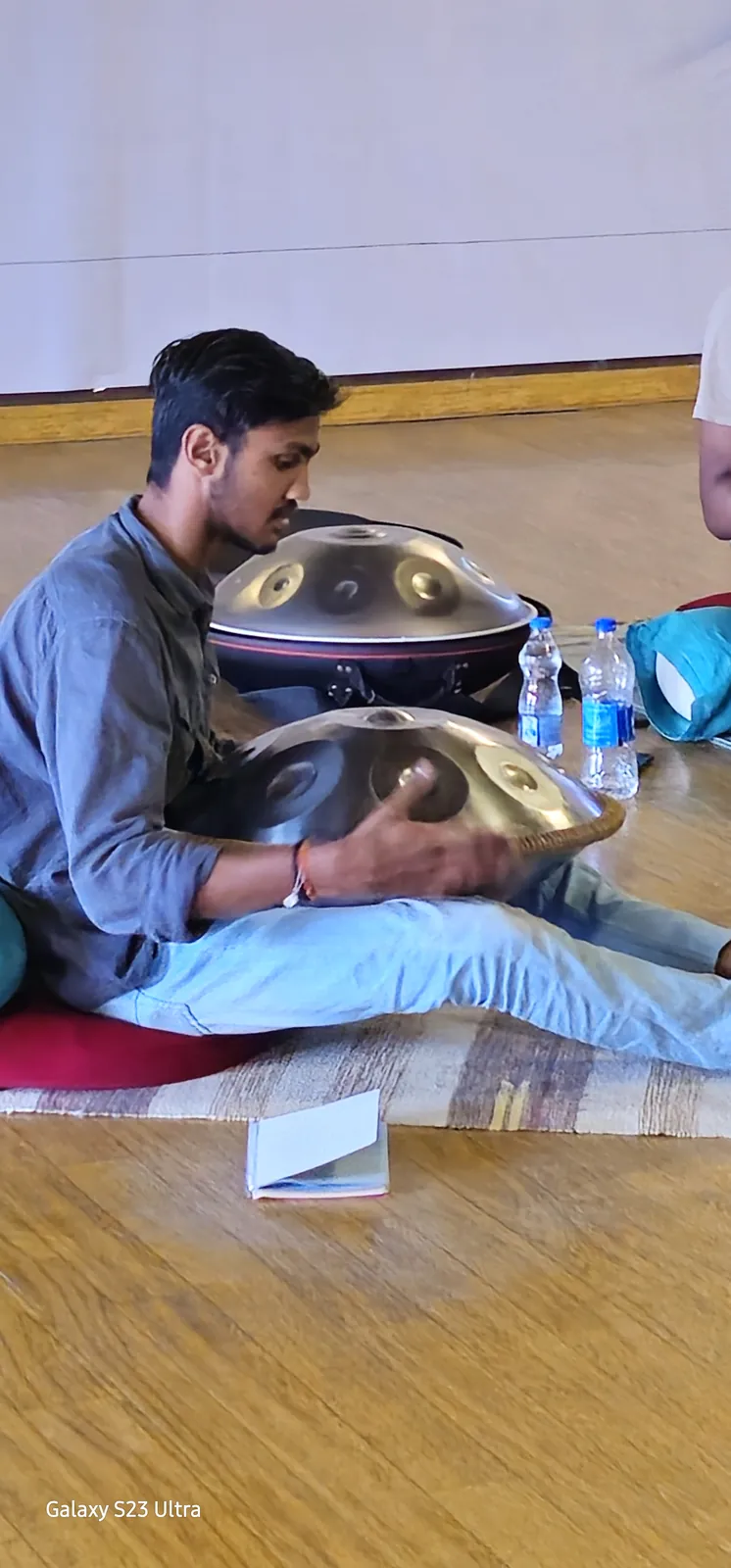 Pranayama and breathwork by the Ganga
